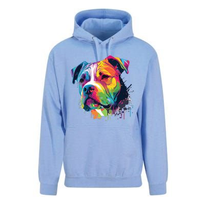 Colorful American Bulldog American Bully Men Women Unisex Surf Hoodie