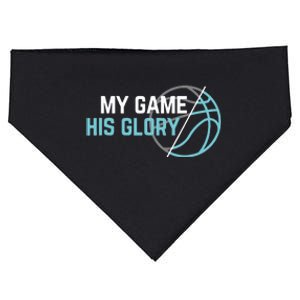 Christian Athlete Basketball USA-Made Doggie Bandana