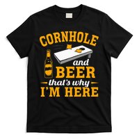 Cornhole And Beer Cornhole Player Funny Cornhole Team T-Shirt