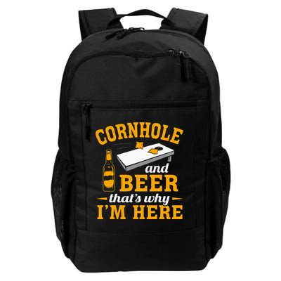 Cornhole And Beer Cornhole Player Funny Cornhole Team Backpack