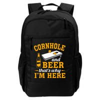 Cornhole And Beer Cornhole Player Funny Cornhole Team Backpack