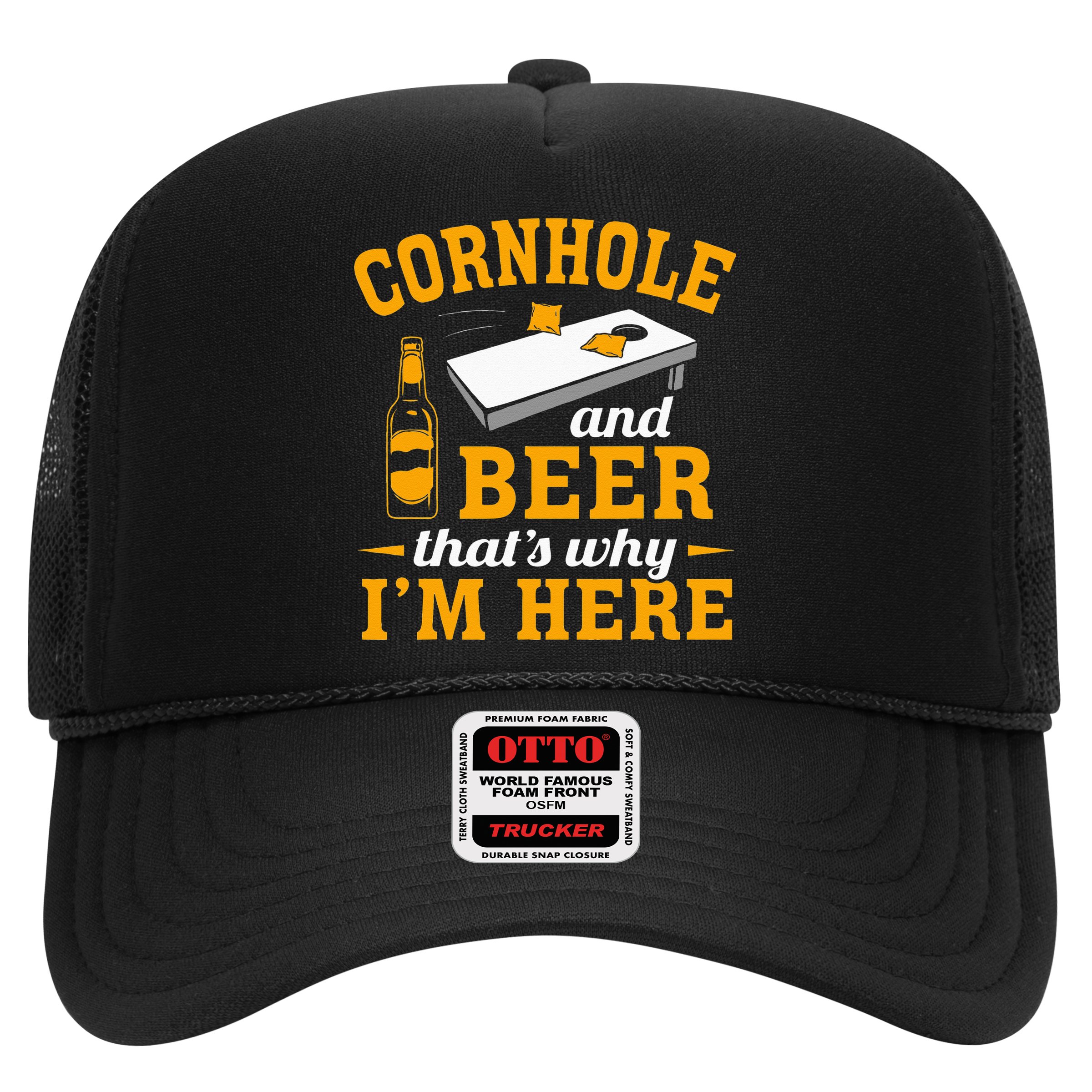 Cornhole And Beer Cornhole Player Funny Cornhole Team Hat