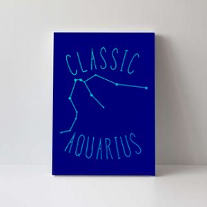 Classic Aquarius Constellation / Aquarius Astrology Quote Gift Canvas