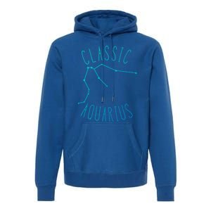 Classic Aquarius Constellation / Aquarius Astrology Quote Gift Premium Hoodie