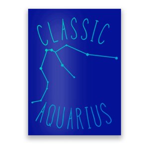 Classic Aquarius Constellation / Aquarius Astrology Quote Gift Poster