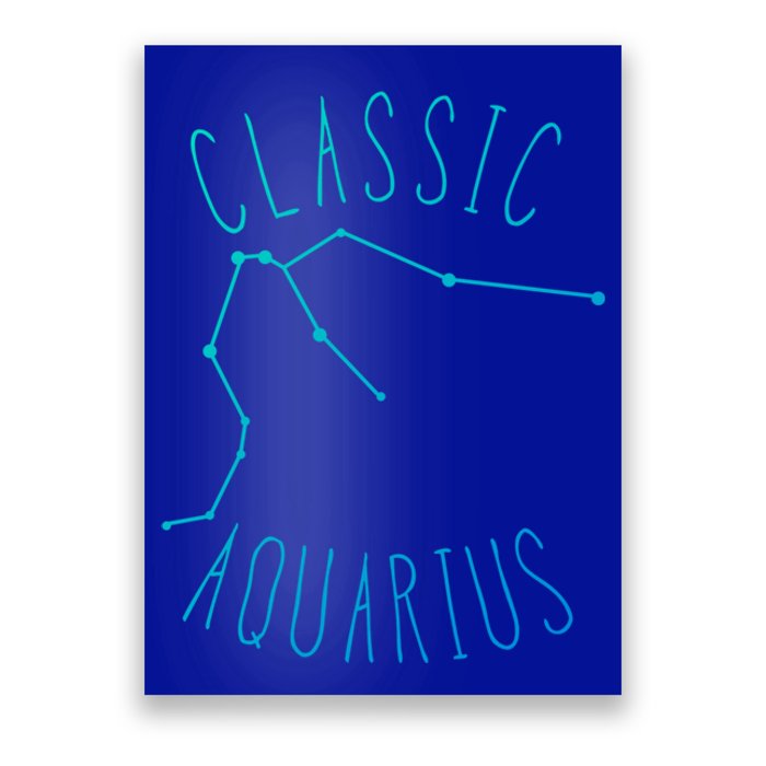 Classic Aquarius Constellation / Aquarius Astrology Quote Gift Poster