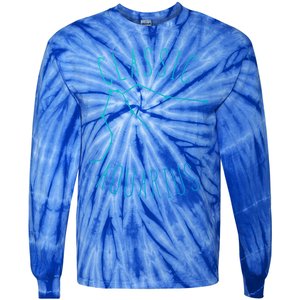 Classic Aquarius Constellation / Aquarius Astrology Quote Gift Tie-Dye Long Sleeve Shirt