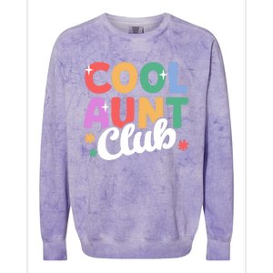 Cool Aunt Club Nephew Niece Nephews Auntie Cute Gift Colorblast Crewneck Sweatshirt