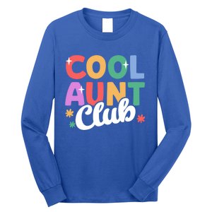 Cool Aunt Club Nephew Niece Nephews Auntie Cute Gift Long Sleeve Shirt