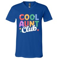 Cool Aunt Club Nephew Niece Nephews Auntie Cute Gift V-Neck T-Shirt