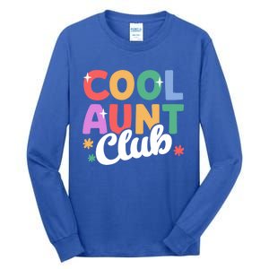 Cool Aunt Club Nephew Niece Nephews Auntie Cute Gift Tall Long Sleeve T-Shirt