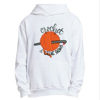 Crochet And Crimes Shows Funny True Crime Crocheting Lover Urban Pullover Hoodie