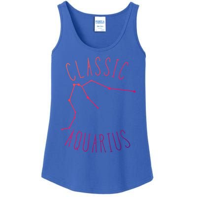 Classic Aquarius Constellation / Aquarius Astrology Quote Gift Ladies Essential Tank