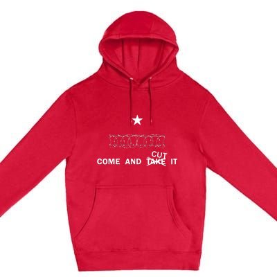 Come And Cut It Border Razor Wire Cutting Us Border Crossing Premium Pullover Hoodie