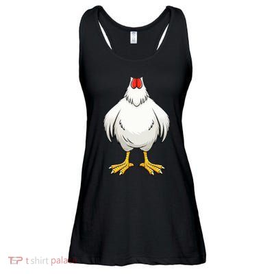 Chicken Adult Chicken Hen Body Costume Ladies Essential Flowy Tank