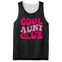 Cool Aunt Club Funny Aunt Apparel Cute Aunt Groovy Women Mesh Reversible Basketball Jersey Tank