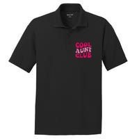 Cool Aunt Club Funny Aunt Apparel Cute Aunt Groovy Women PosiCharge RacerMesh Polo