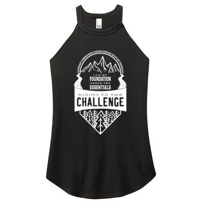 Challenge A Classical Conversations Homeschooler Gift Women's Perfect Tri Rocker Tank