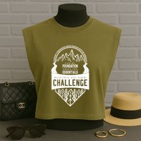Challenge A Classical Conversations Homeschooler Gift Garment-Dyed Women's Muscle Tee