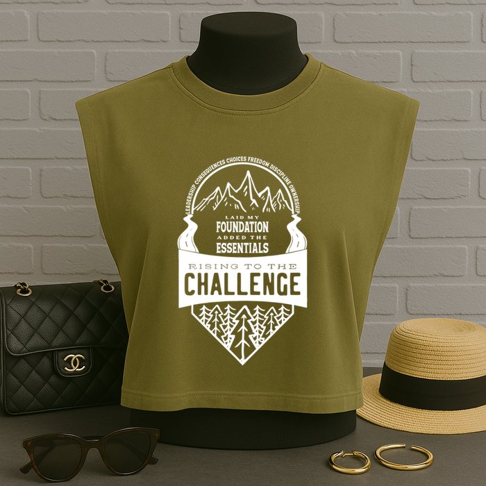 Challenge A Classical Conversations Homeschooler Gift Garment-Dyed Women's Muscle Tee