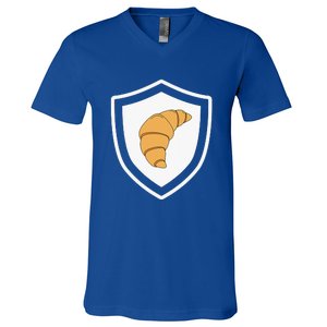 Croissant Army V-Neck T-Shirt