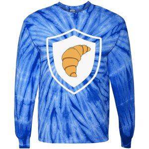 Croissant Army Tie-Dye Long Sleeve Shirt