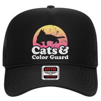 Cats And Color Guard Or Cat And Color Guard Trucker Hat