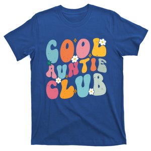 Cool Auntie Club Mothers Day Groovy Retro Best Mom Ever Funny Gift T-Shirt