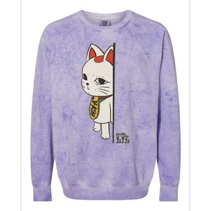 Cat Anime Cute Funny Manga Turbo Granny Kawaii Cat Colorblast Crewneck Sweatshirt