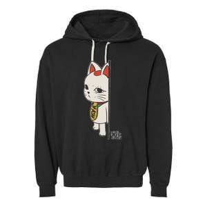 Cat Anime Cute Funny Manga Turbo Granny Kawaii Cat Garment-Dyed Fleece Hoodie