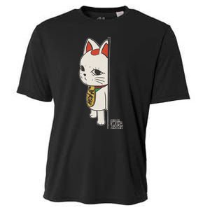 Cat Anime Cute Funny Manga Turbo Granny Kawaii Cat Cooling Performance Crew T-Shirt