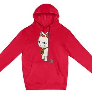 Cat Anime Cute Funny Manga Turbo Granny Kawaii Cat Premium Pullover Hoodie