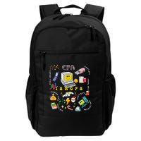 Christmas Accountant Calculator Finance Spreadsheet Cpa Xmas Backpack