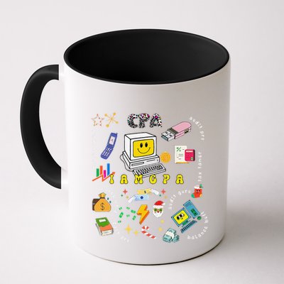 Christmas Accountant Calculator Finance Spreadsheet Cpa Xmas Mug