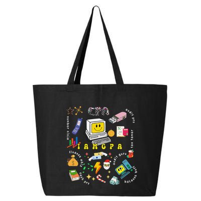 Christmas Accountant Calculator Finance Spreadsheet Cpa Xmas 25L Jumbo Tote