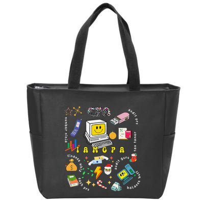 Christmas Accountant Calculator Finance Spreadsheet Cpa Xmas Zip Tote Bag