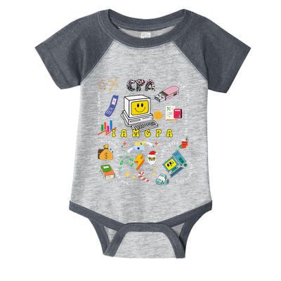 Christmas Accountant Calculator Finance Spreadsheet Cpa Xmas Infant Baby Jersey Bodysuit