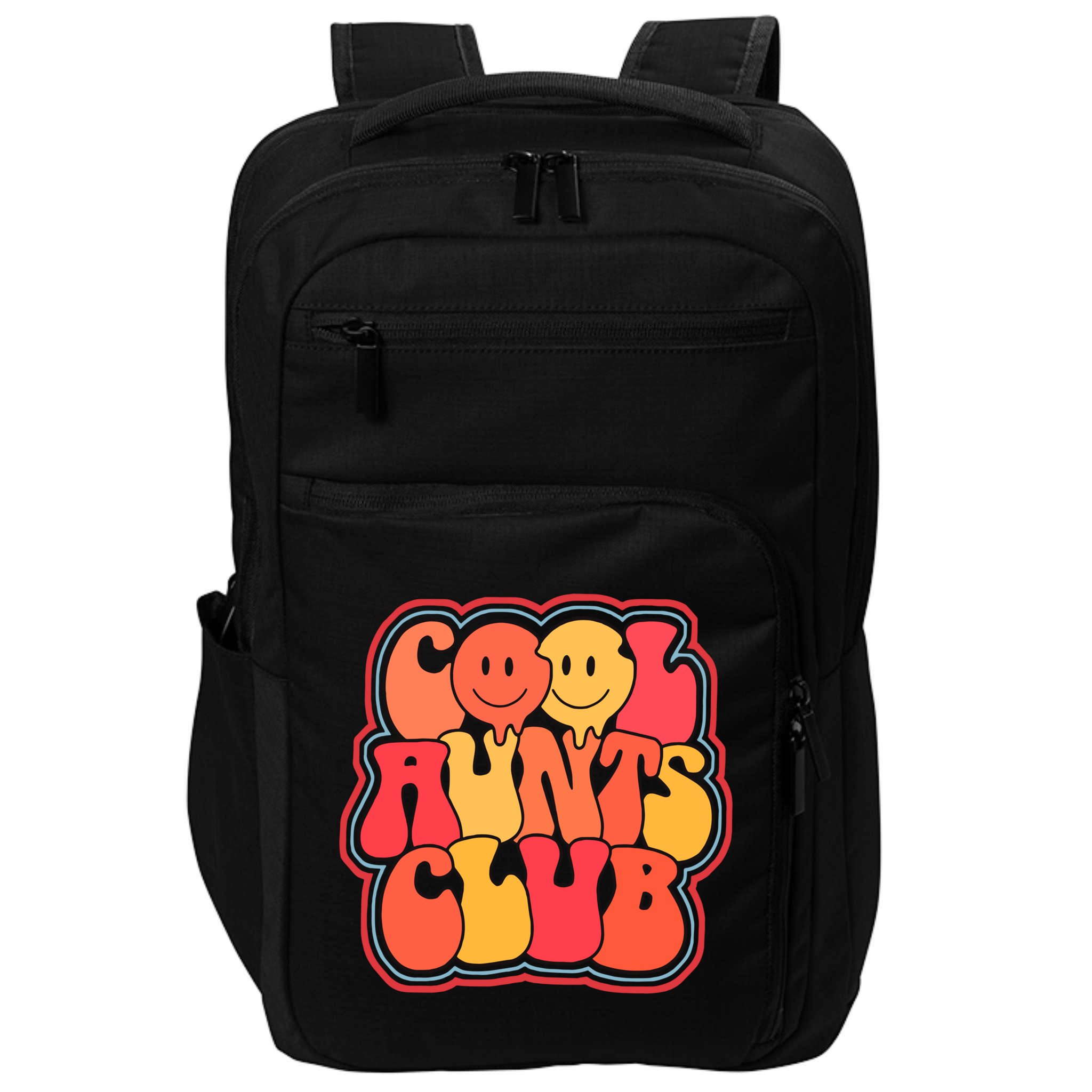 Cool Aunts Club Cute Groovy Aunt Life Auntie Gift Impact Tech Backpack
