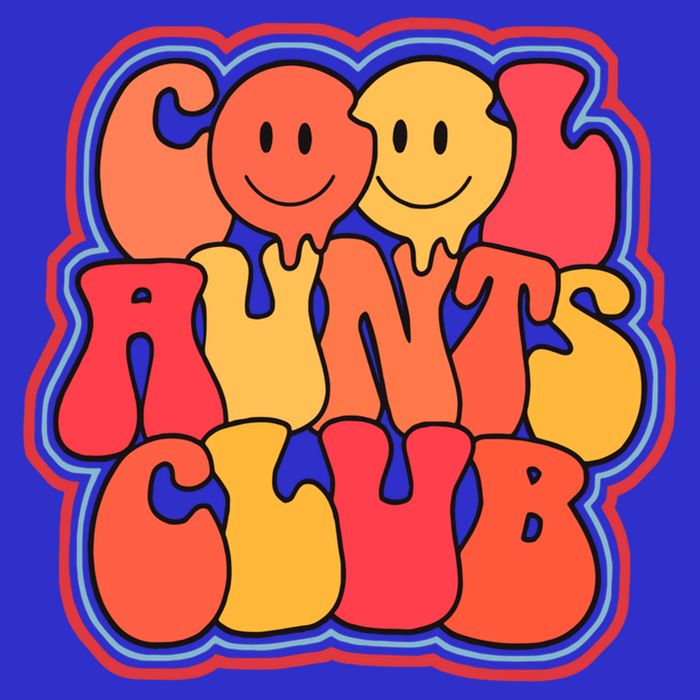 Cool Aunts Club Cute Groovy Aunt Life Auntie Gift Womens T-Shirt