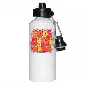 Cool Aunts Club Cute Groovy Aunt Life Auntie Gift Aluminum Water Bottle