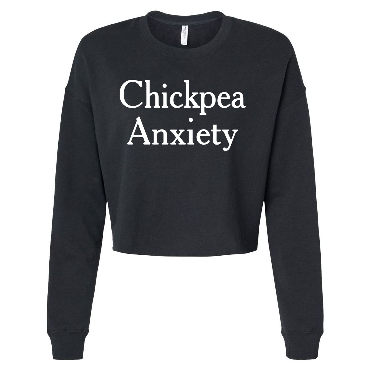 Chickpea Anxiety Cropped Pullover Crew