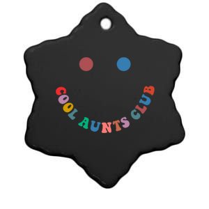 Cool Aunts Club Auntie Best Aunt Ever Gift For Aunt Both Sid Cool Gift Ceramic Star Ornament