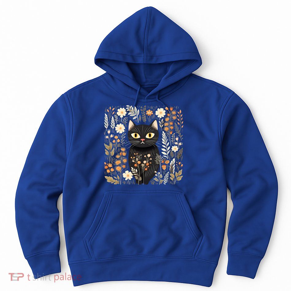 Cottagecore Aesthetic Cat Gift Hoodie