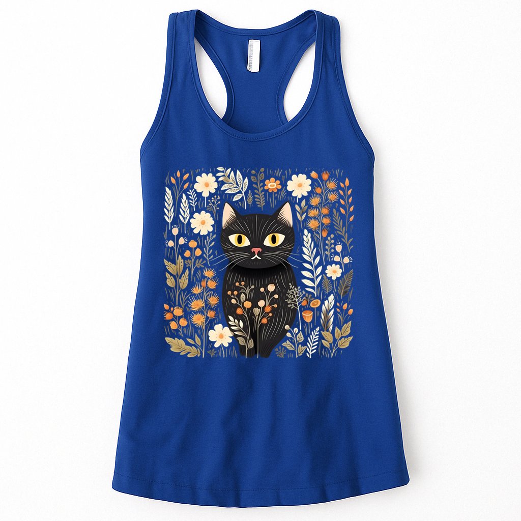 Cottagecore Aesthetic Cat Gift Womens Tank Top