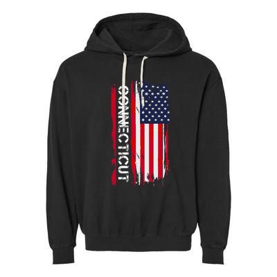 Connecticut America Garment-Dyed Fleece Hoodie