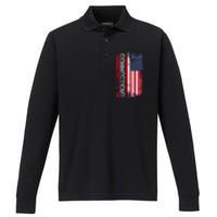 Connecticut America Performance Long Sleeve Polo