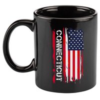 Connecticut America 11oz C Handle Ceramic Mug