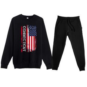 Connecticut America Premium Crewneck Sweatsuit Set