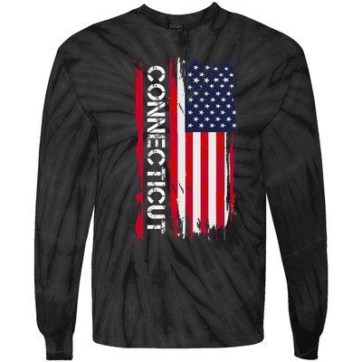 Connecticut America Tie-Dye Long Sleeve Shirt