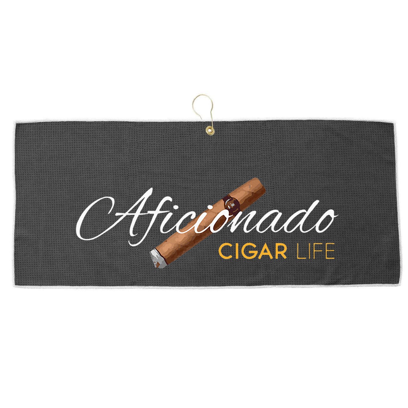 Cigar Aficionado. Cigar Life Large Microfiber Waffle Golf Towel